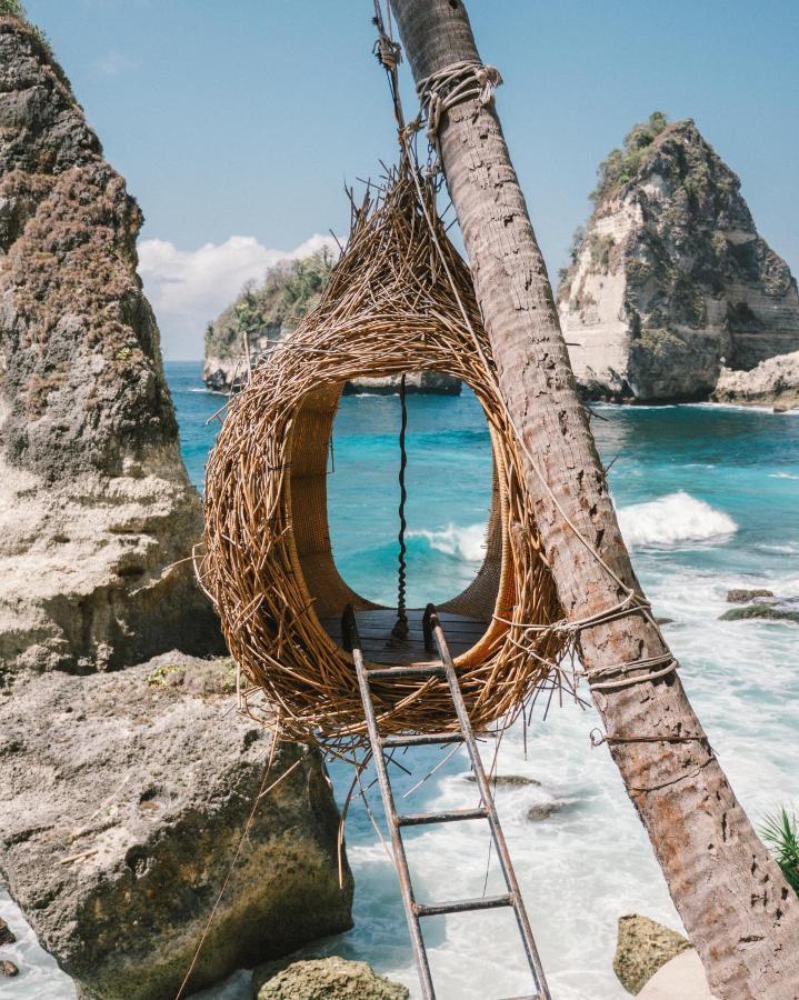 Tropical Glamping Nusa Penida - Private Romantic Seaside Bungalow Diamond Beach Polilit Dış mekan fotoğraf