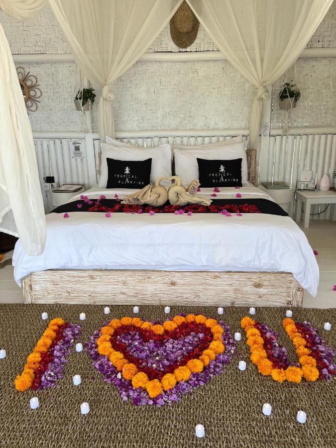 Tropical Glamping Nusa Penida - Private Romantic Seaside Bungalow Diamond Beach Polilit Dış mekan fotoğraf